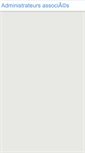 Mobile Screenshot of administrateurs-associes.gercop-extranet.com